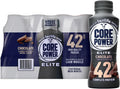 Baxter Expresss: Fairlife Core Power High Protein Milk Shake 42g (Pack of 12) 3 Flavor Pack - Chocolate, Vanilla and Strawberry 14 Fl bottles