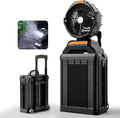 WESTTREE Misting Fan Portable Rechargeable with 4 Gal Large Bucket, Mist Fan with Retractable Handle & Oscillating Mister Outdoor Camping Cooling Fan for Patio/Beach/Fishing/Golf/Travel Essentials