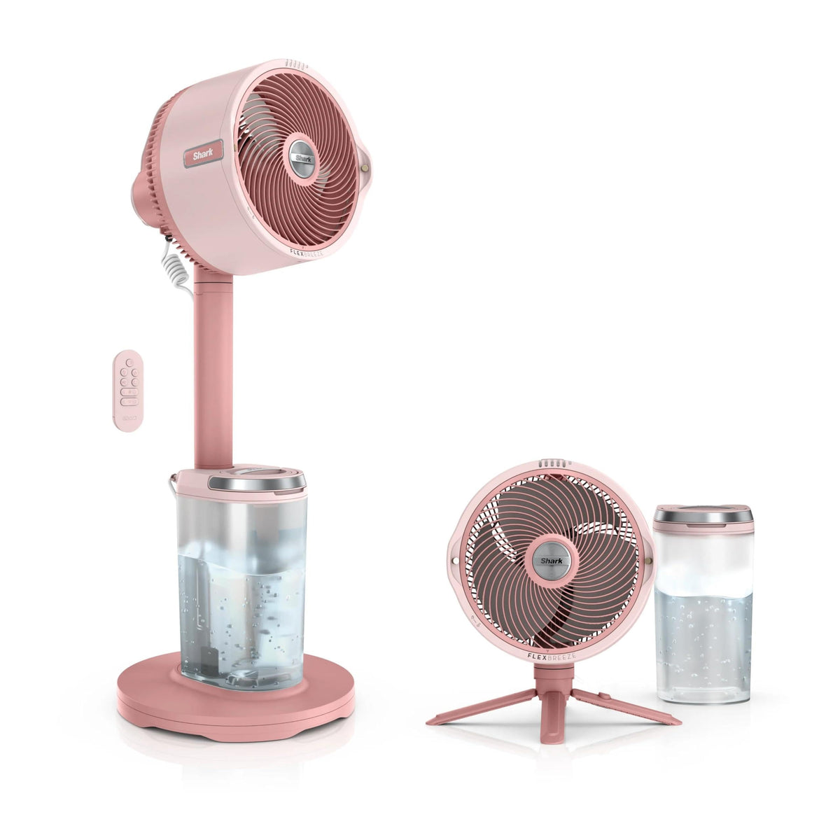 Shark FlexBreeze Pro Mist 2-in-1 Fan with Integrated Mist, Charcoal, FA302
