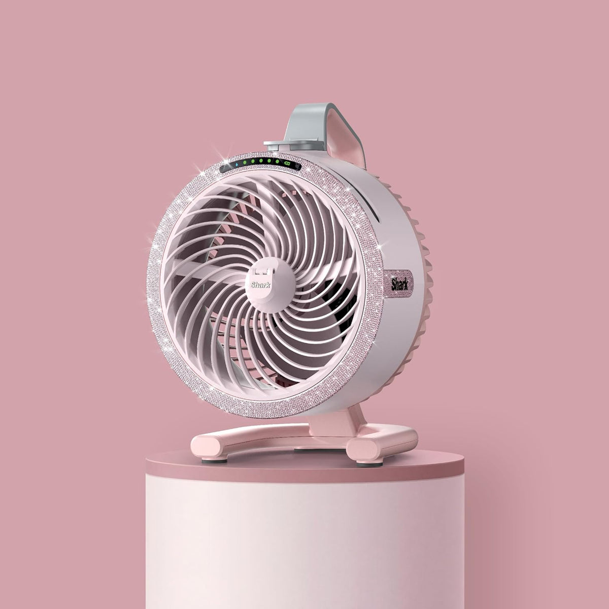 Shark FlexBreeze HydroGo Pro Portable Misting Fan, Pink Diamond, FA056PK9