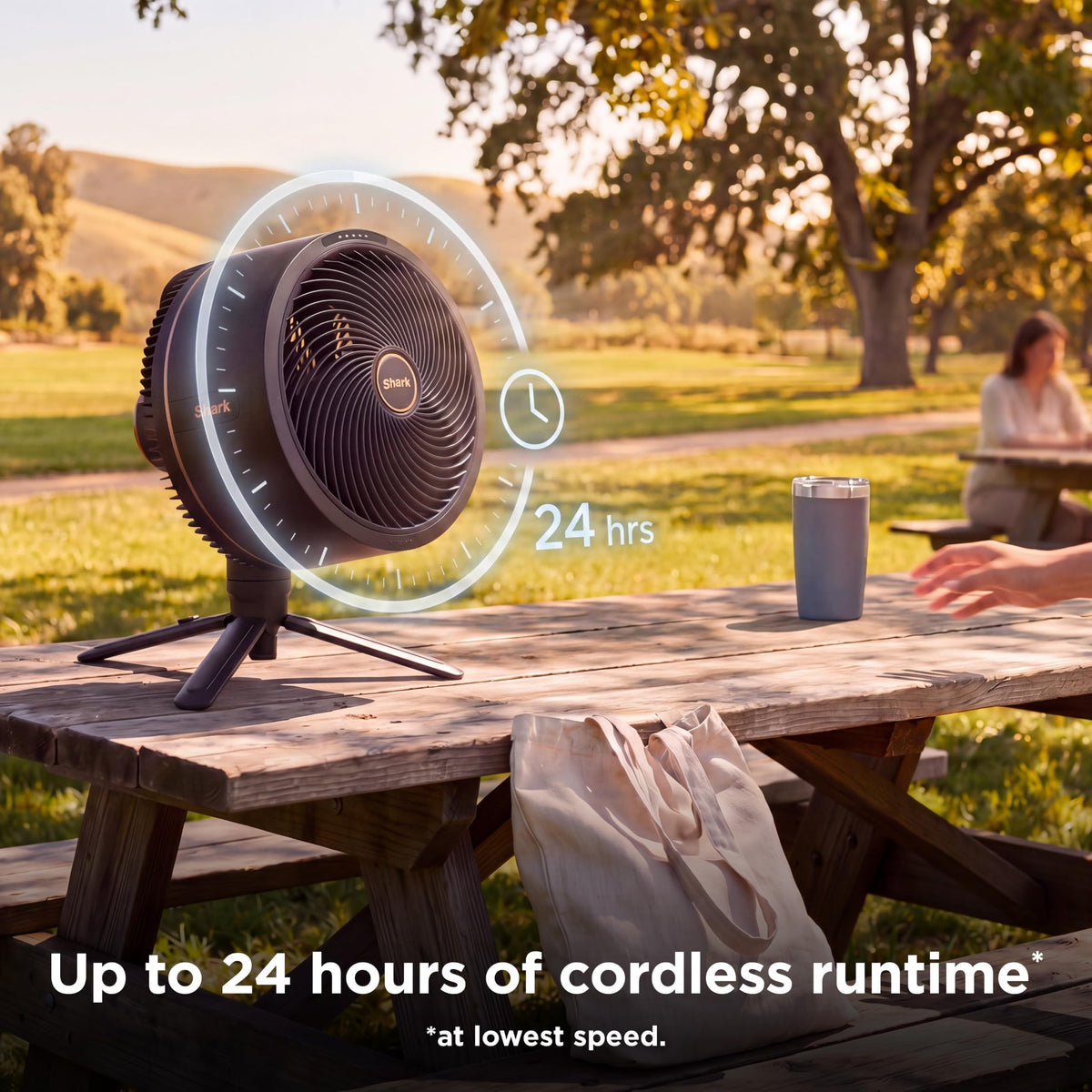 Shark FlexBreeze Pro Mist 2-in-1 Fan with Integrated Mist, Charcoal, FA302