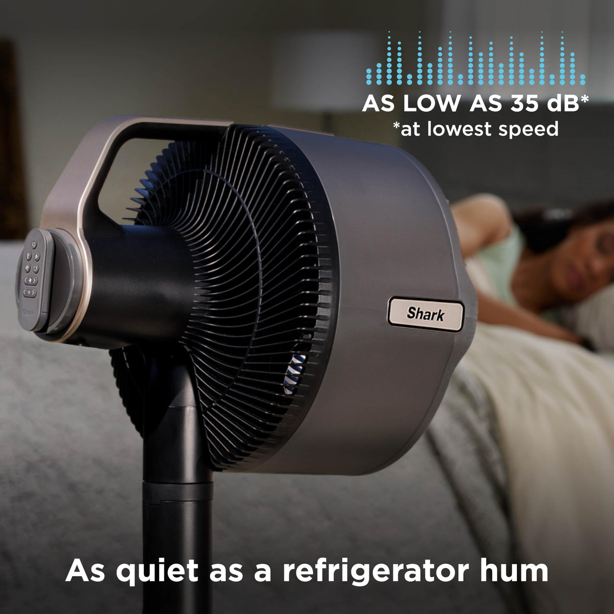 Shark FlexBreeze Pro Mist 2-in-1 Fan with Integrated Mist, Charcoal, FA302