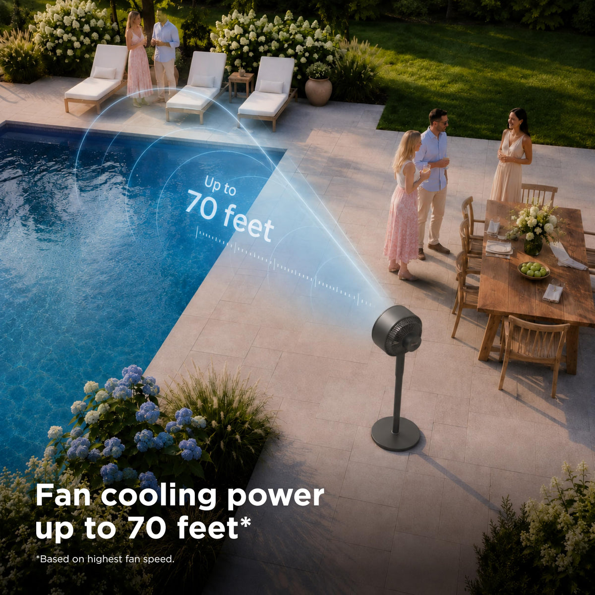 Shark FlexBreeze Pro Mist 2-in-1 Fan with Integrated Mist, Charcoal, FA302
